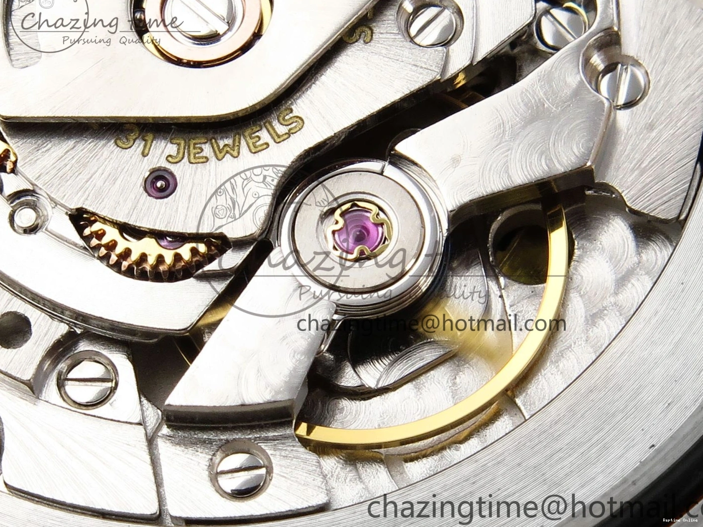 1224 DayDate 40 SS GSF Gain Weight White Roman Dial Diamonds Bezel on President Bracelet A Sustainable 1920